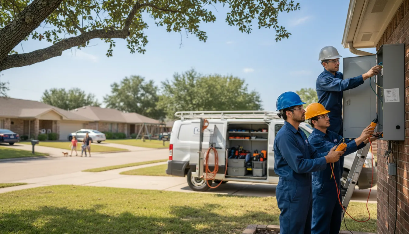 Certified electrician providing emergency electrical services in Bryant, IL